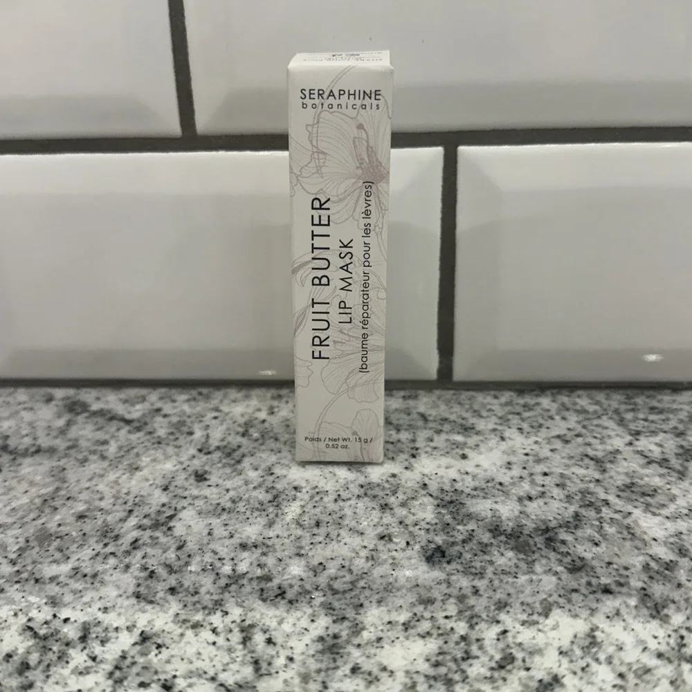 Seraphine Botanicals Fruit Butter Overnight Lip Mask 0.52 Oz SEALED Full Size